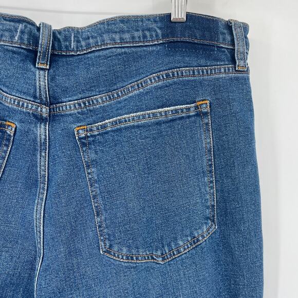 Abercrombie & Fitch Ankle Straight Womens Jeans Sz 18 Distressed Y2K High Rise - Picture 8 of 10